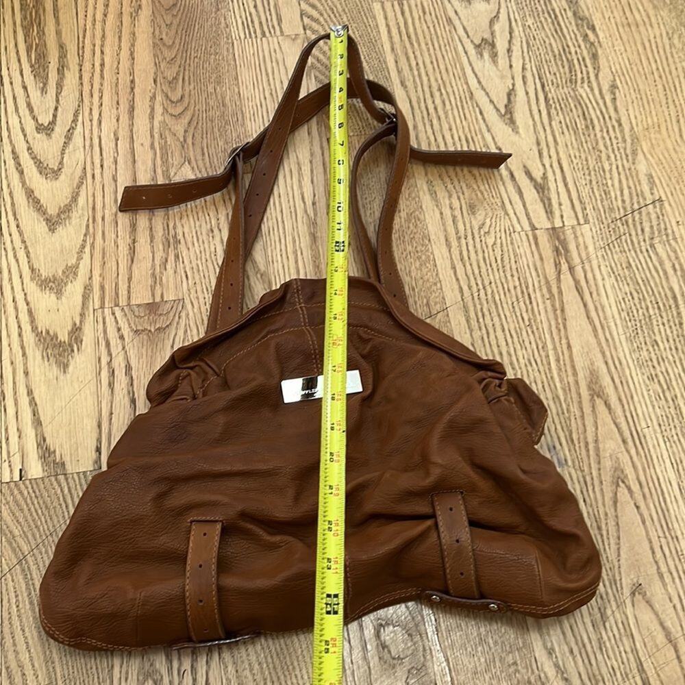 LOEFFLER RANDALL RUCHED LEATHER SHOULDER BAG‎ - Picture 4 of 10